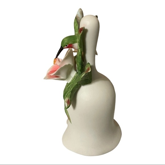 HUMMINGBIRD-HIBISCUS Mat Tulip Bell/heart Dangle - Picture 6 of 7